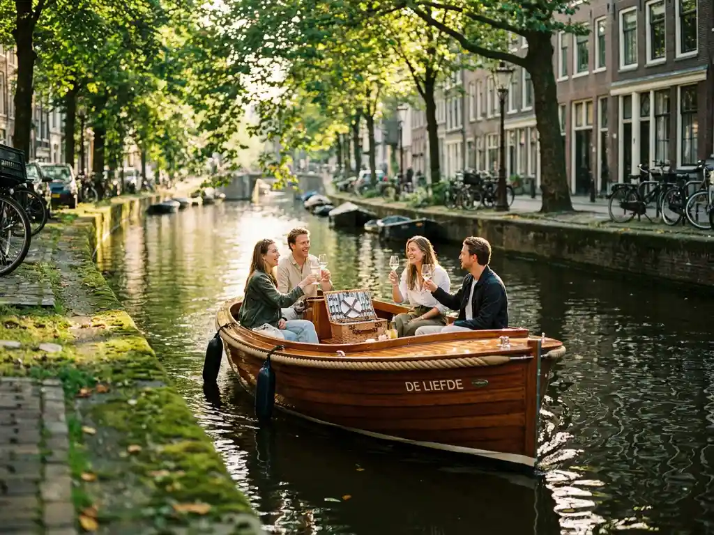 Wat kost een borrel op het water in Amsterdam?