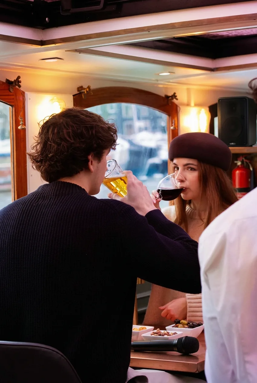 Karaoke op de boot: samen zingen op de Amsterdamse grachten